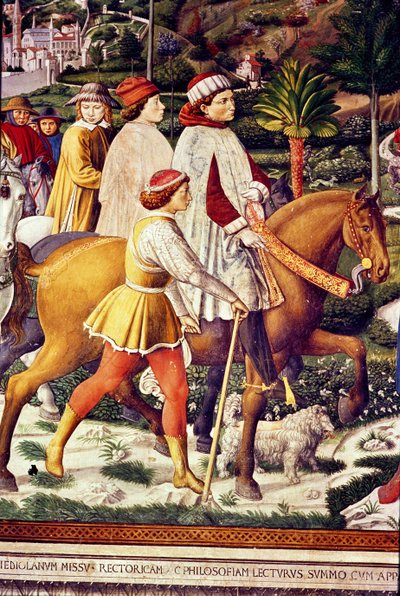 セントオーガスティンの生活（詳細） 作： Benozzo di Lese di Sandro Gozzoli